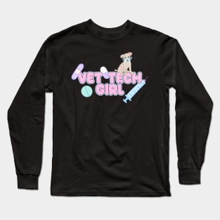 Vet Tech Girl Long Sleeve T-Shirt